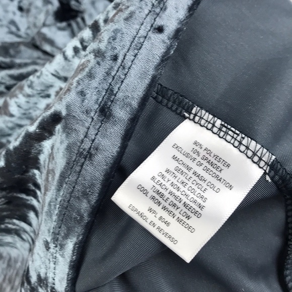 NWT Style & Co Velvet Embroidered Peasant Blouse - Picture 9 of 14